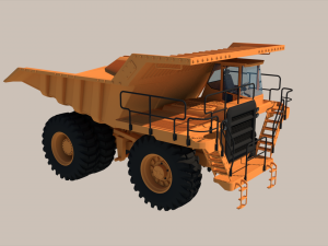 Mining Truck Model 3D