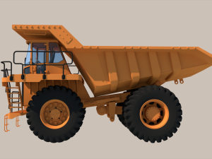 Mining Truck Model 3D