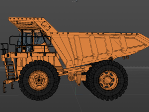 Mining Truck Model 3D