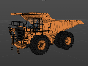 Mining Truck Model 3D