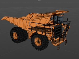 Mining Truck Model 3D