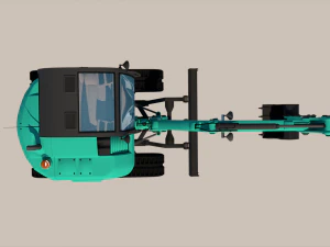 Small Excavator 3D Model