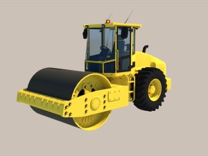 Road Roller 3D Модель