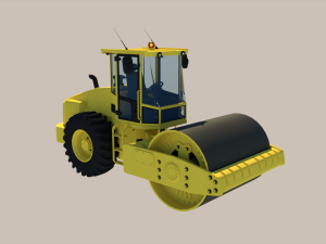 Road Roller 3D Модель