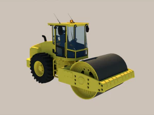 Road Roller 3D Model