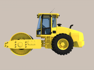 Road Roller 3D Модель