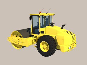 Road Roller 3D Модель