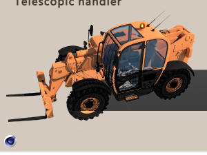 Telescopic handler 3D Model
