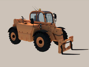 Teleskoplader 3D Modell