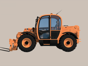 Telescopic handler 3D मॉडल