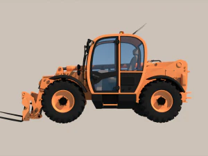 Teleskoplader 3D Modell