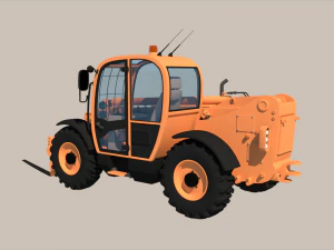 Teleskoplader 3D Modell