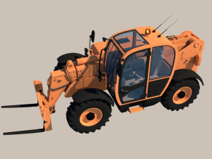 Telescopic handler 3D मॉडल