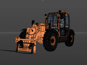 Teleskoplader 3D Modell