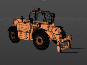 Telescopic handler 3D मॉडल