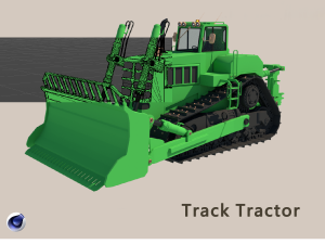 Track Tractor Modelo 3D
