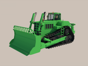 Track Tractor Model 3D