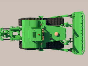 Track Tractor Model 3D