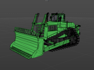 Track Tractor Model 3D