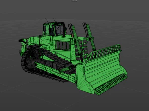 Track Tractor 3D Model