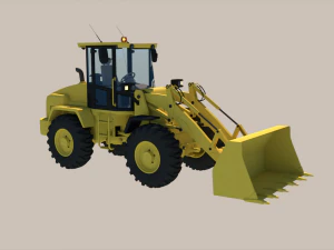 Wheel Loader 3D Model