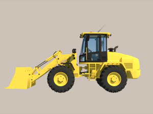 Wheel Loader 3D Model