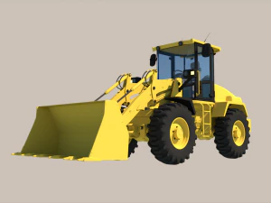 Wheel Loader 3D Model