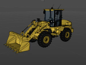 Wheel Loader 3D Model