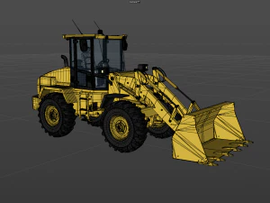 Wheel Loader 3D Model