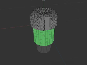 Drilling core Bit 3D Model