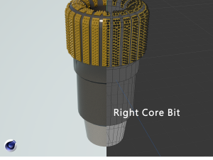 Right Core Bit Modelo 3D