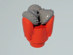 Tricone Drill Bits for Rock Drilling 3D Model
