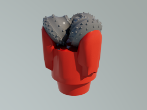 Tricone Drill Bits for Rock Drilling Modello 3D
