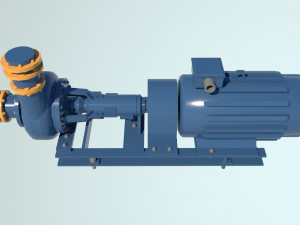 Centrifugal Pump 3D 모델