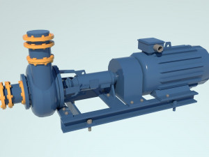 Centrifugal Pump 3D 모델