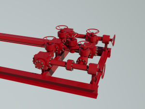 Oil storage tank Model 3D
