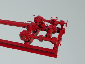 Oil storage tank 3D Model