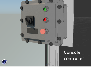 Console controller Modèle 3D