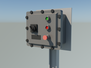 Console controller 3D Model