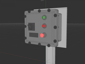 Console controller 3D Model
