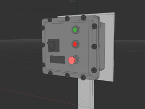 Console controller 3D Model