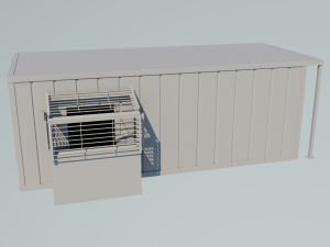 Mud logging cabin Free 3D Model