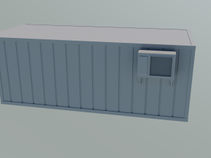 Mud logging cabin Free 3D Model