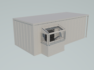 Mud logging cabin Free 3D Model