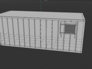 Mud logging cabin Free 3D Model