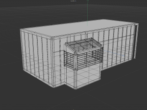 Mud logging cabin Free 3D Model