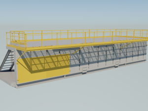 Drilling longboard cabin 3D मॉडल