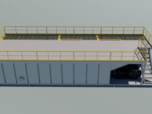 Drilling longboard cabin 3D मॉडल
