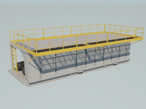 Drilling short version cabin 3D Model