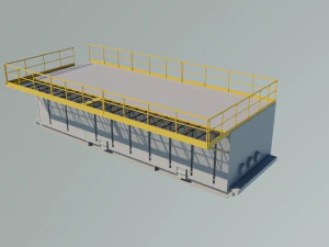 Drilling short version cabin 3D Model